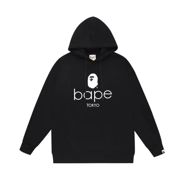 A Bathing Ape Colorful Ape Head Graphic Hoodie Gray - 8