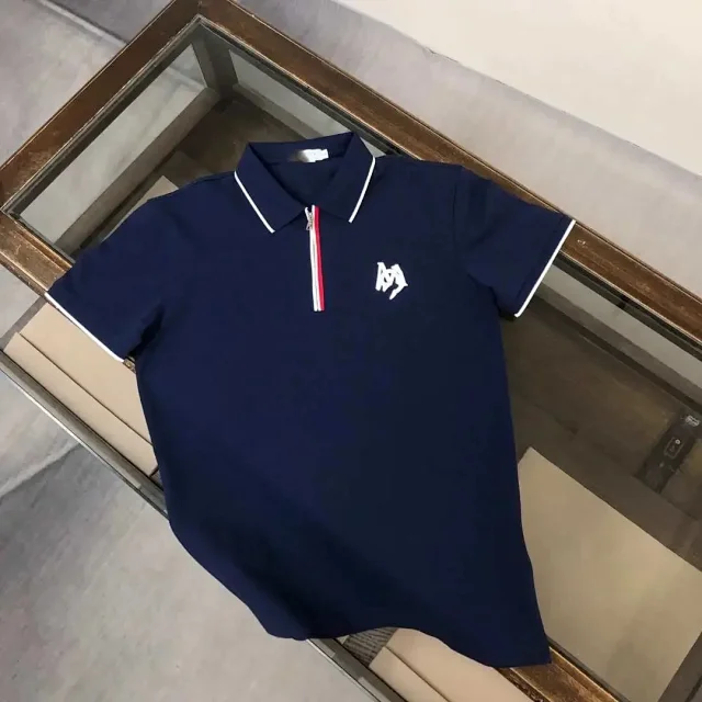 Unbranded T-Shirts Short-Sleeve Collared Zip Polo Shirt product detail image 4