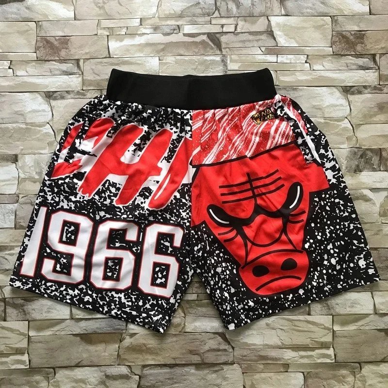 Mitchell & Ness Brooklyn Nets Basketball Shorts Black / White Shorts - 9