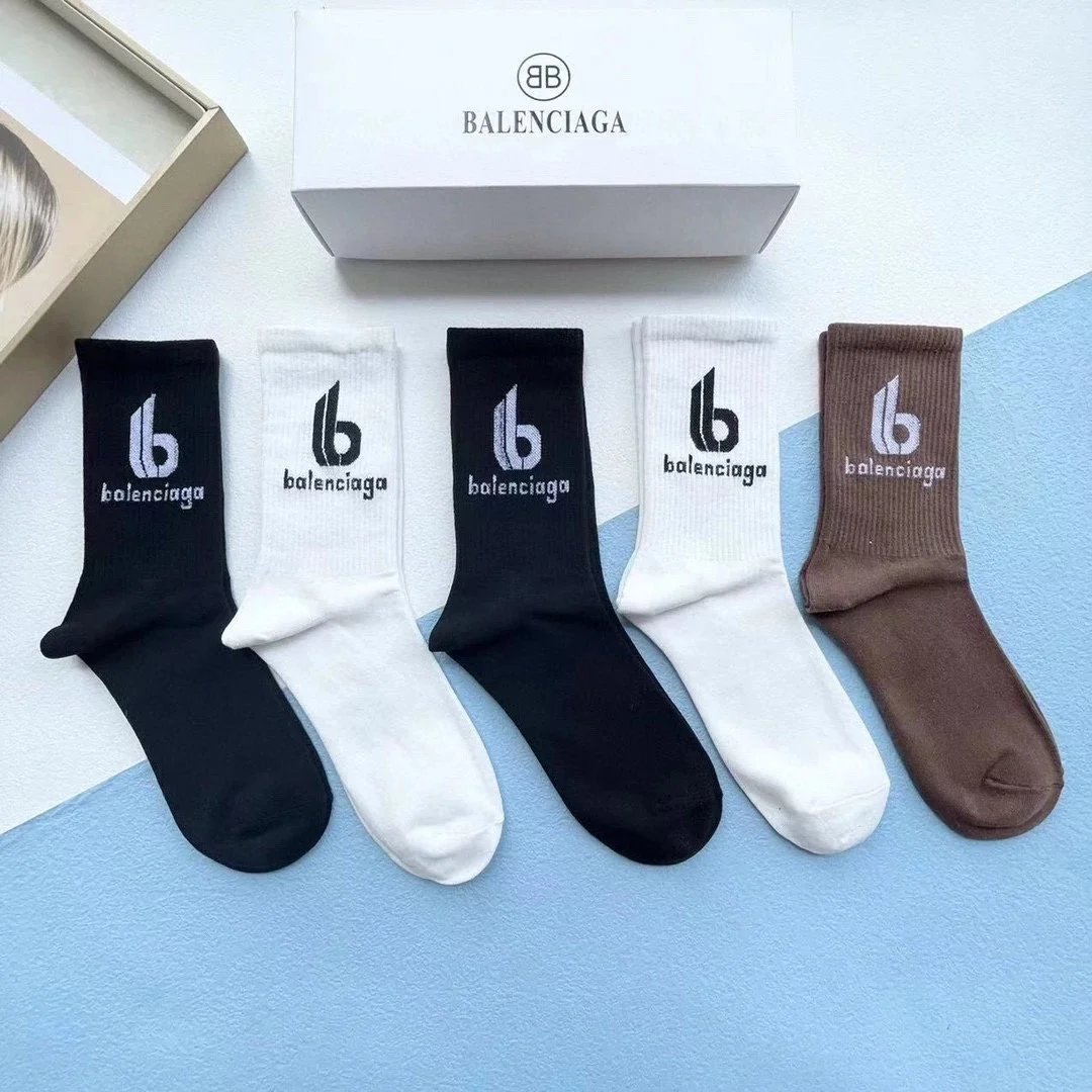 Gucci BB Logo Striped Crew Socks Multicolor - 2