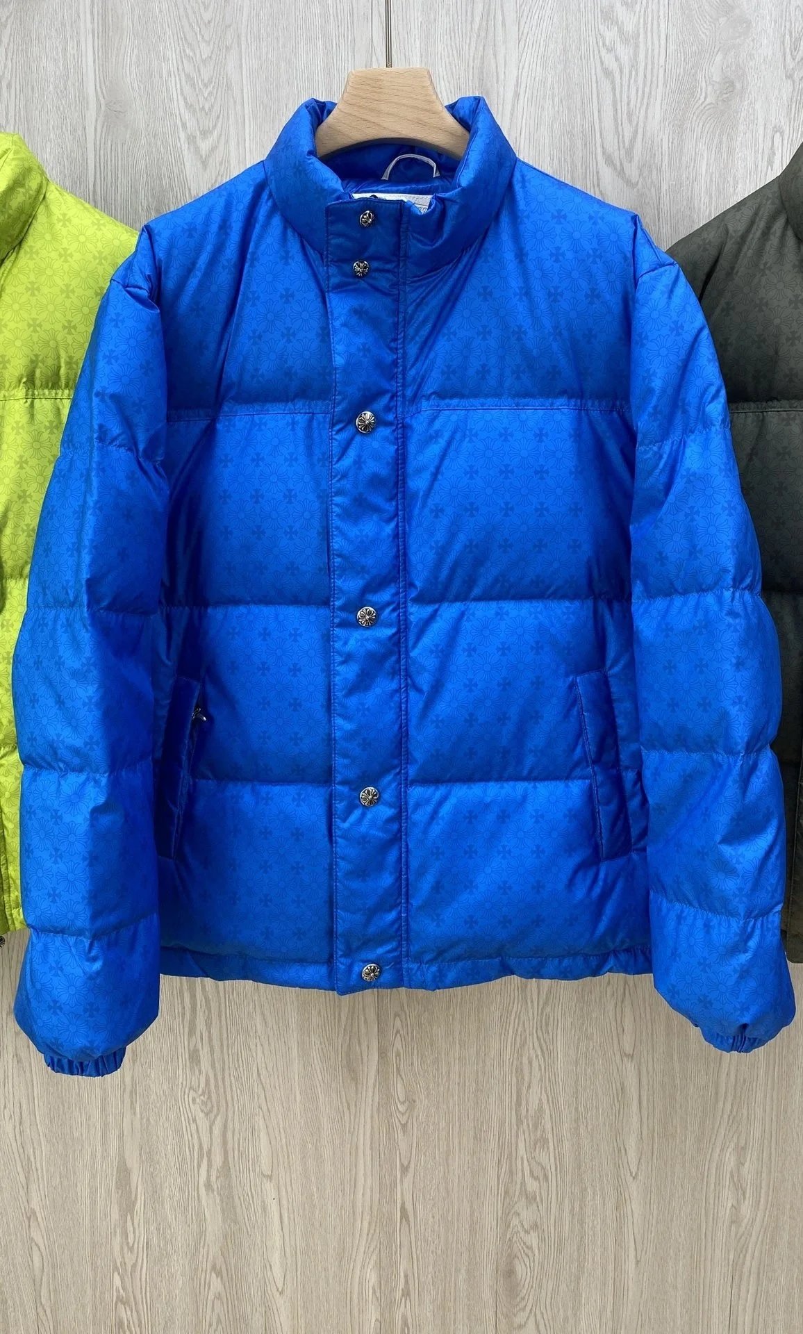 Blue Quilted Down Ja