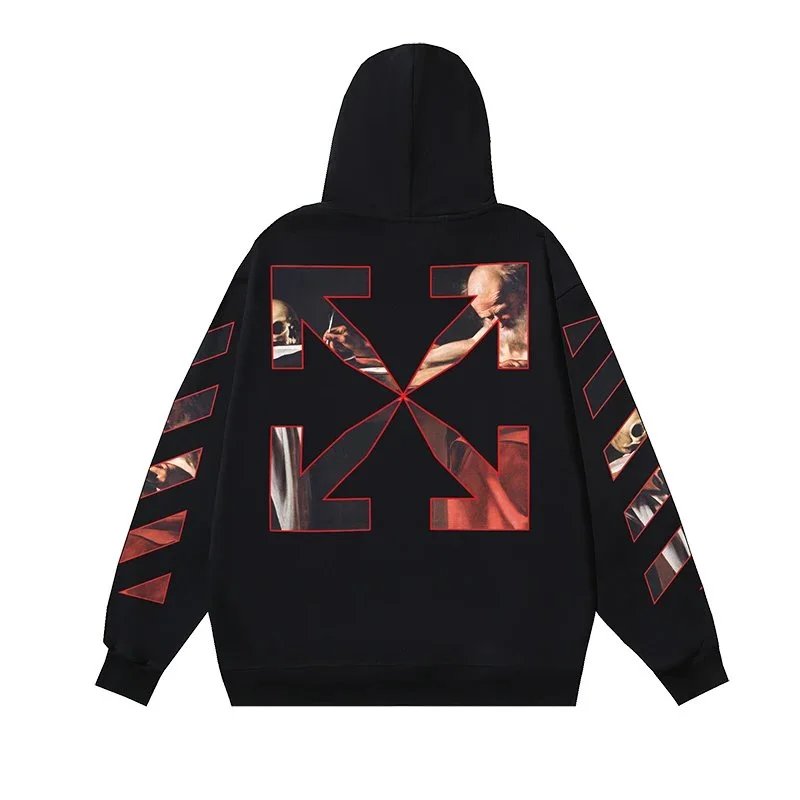 Off-White Knitwear Crewneck knit sweater with graphic intarsia — 22