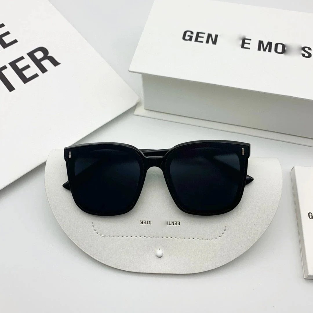 Design Gentle Monster Sunglasses Black Cat-Eye Frame with Gradient Lenses Sunglasses - 15