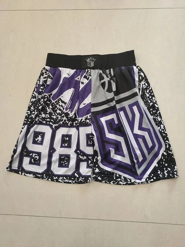 NBA Shorts Mesh basketball with team graphics product detail image 3
