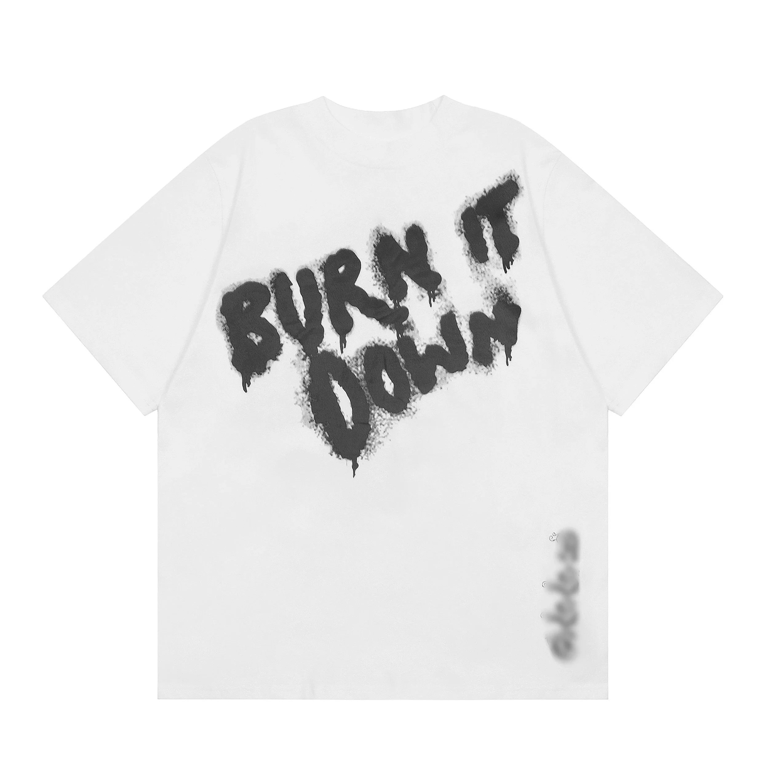 Design Ornate Crest Print White T-Shirt - 4
