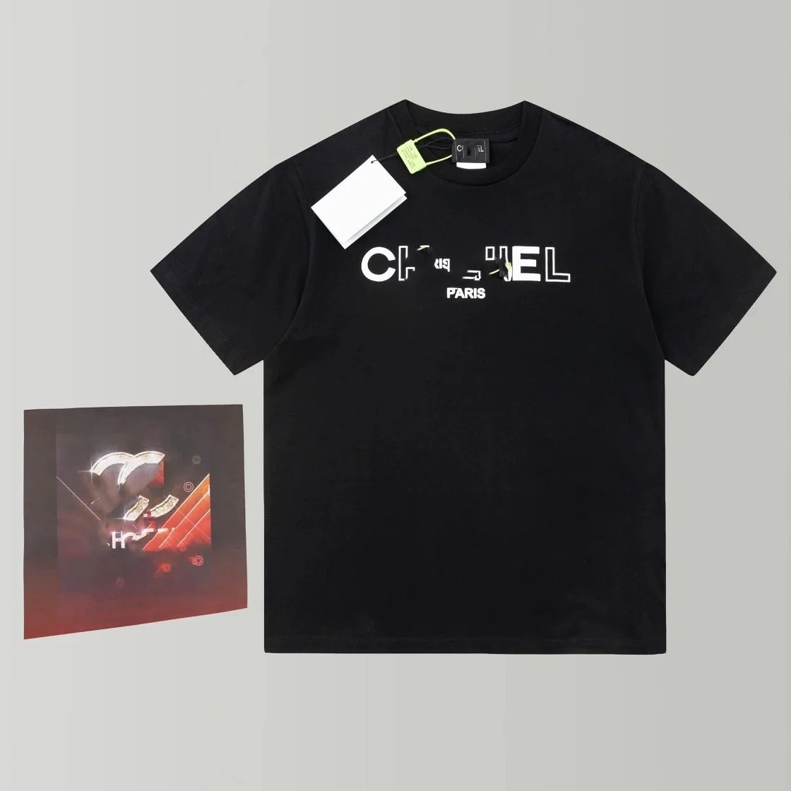 Chanel Rainbow Logo White T-Shirt - 4