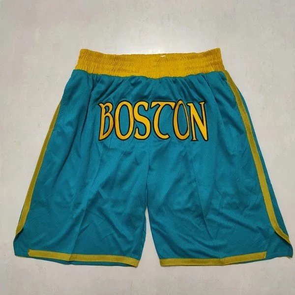 Boston Celtics 1946 Logo Print Basketball Shorts Multicolor - 2