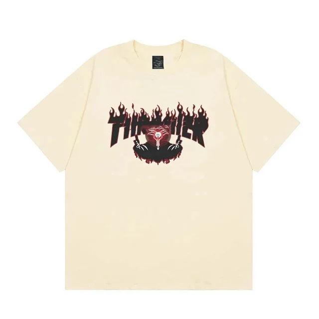 Thrasher T-Shirts Flame Graphic T-Shirt product detail image 4