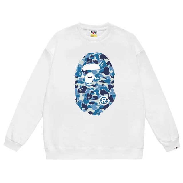 A Bathing Ape Hoodies & Sweatshirts Big Head graphic crewneck sweatshirt product detail image 5