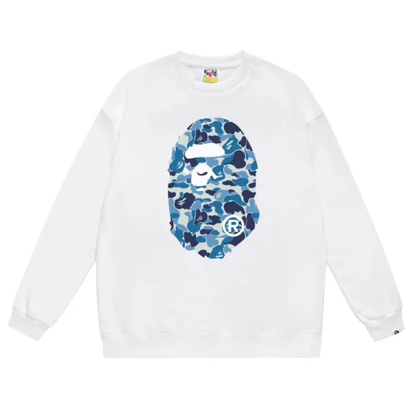 A Bathing Ape Camo Big Ape Head Gray Hoodie - 6