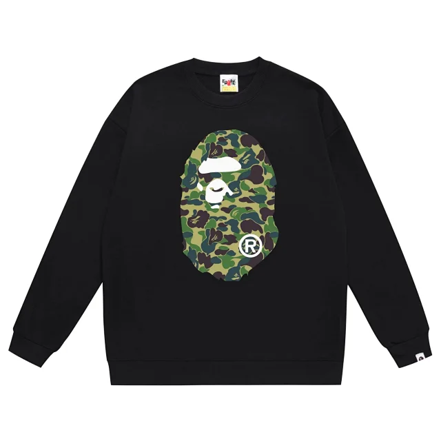 A Bathing Ape Hoodies & Sweatshirts Big Head graphic crewneck sweatshirt product detail image 10