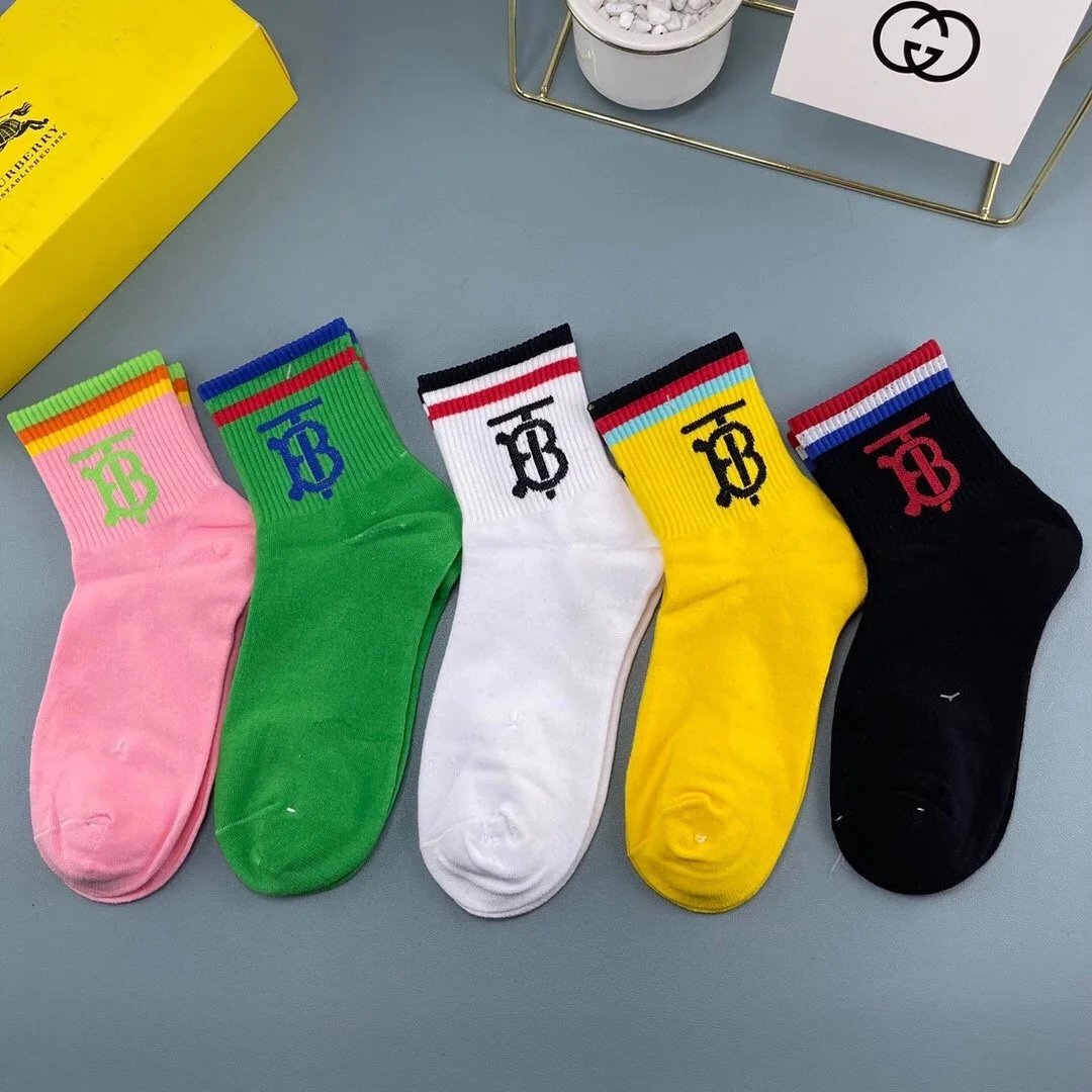 Burberry Equestrian Knight Socks Multicolor Socks - 11