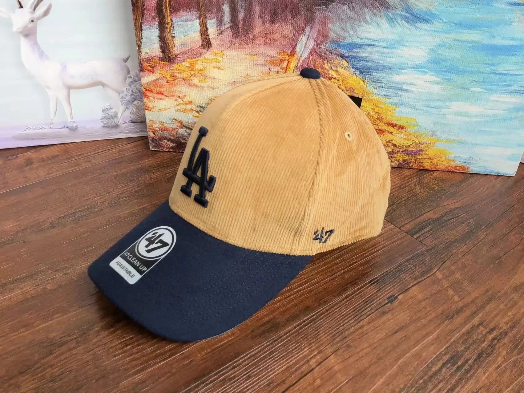 Design 47 Brand Clean Up LA Dodgers Black Baseball Cap - 2