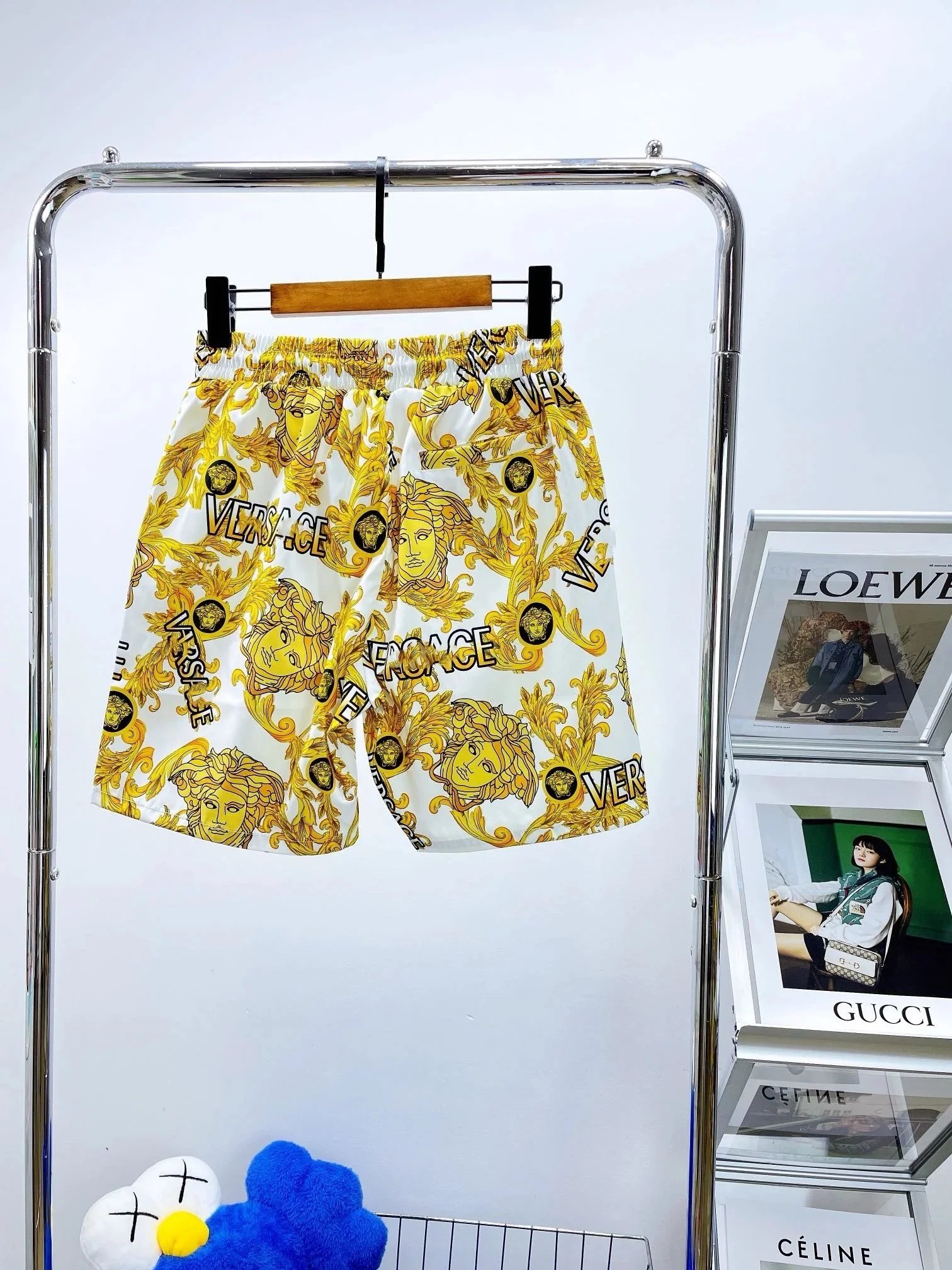 Versace Shorts Drawstring with Medusa emblem and Greca trim image 11