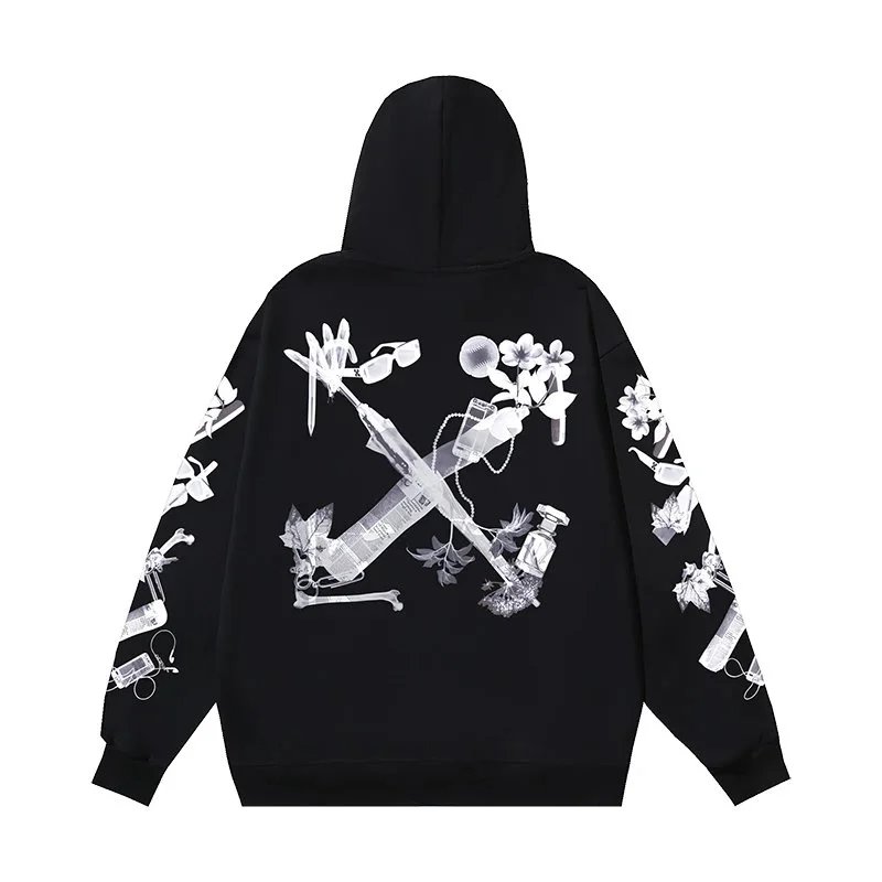 Off-White Knitwear Crewneck knit sweater with graphic intarsia — 26