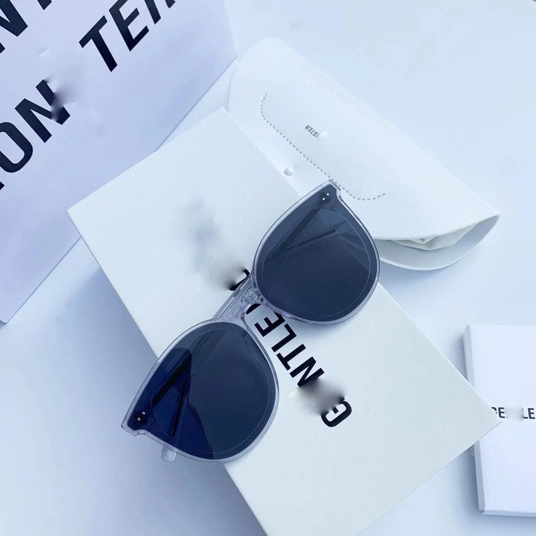 Design Gentle Monster Sunglasses Black Cat-Eye Frame with Gradient Lenses Sunglasses - 6