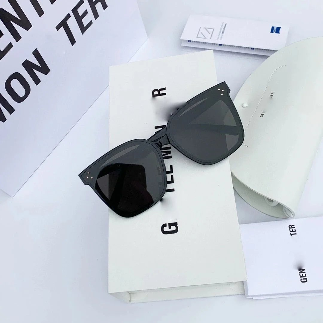 Design Gentle Monster Sunglasses Black Cat-Eye Frame with Gradient Lenses Sunglasses - 5