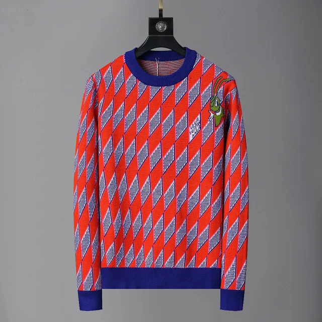 Louis Vuitton Knitwear Crewneck monogram-pattern knit sweater product detail image 4