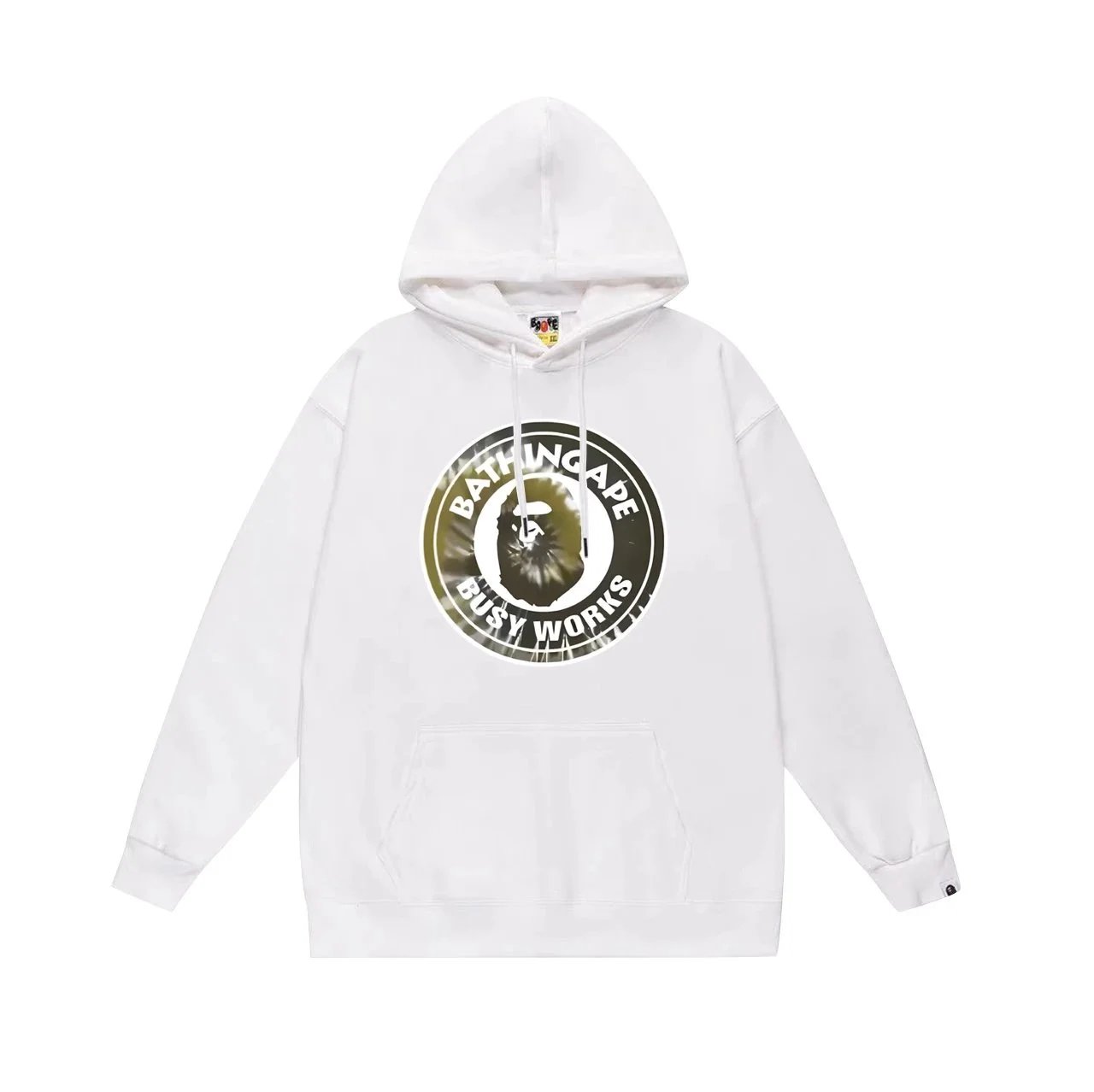 A Bathing Ape Baby Milo Multicolor Camo Hoodie Gray - 3
