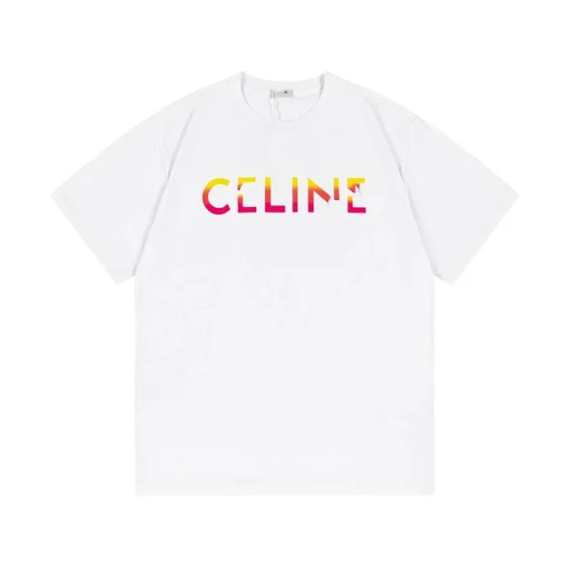 CELINE T-Shirts Logo T-Shirt product detail image 11