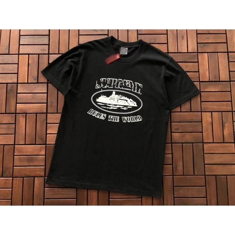 Supreme Cruise Ship Logo Black T-Shirt