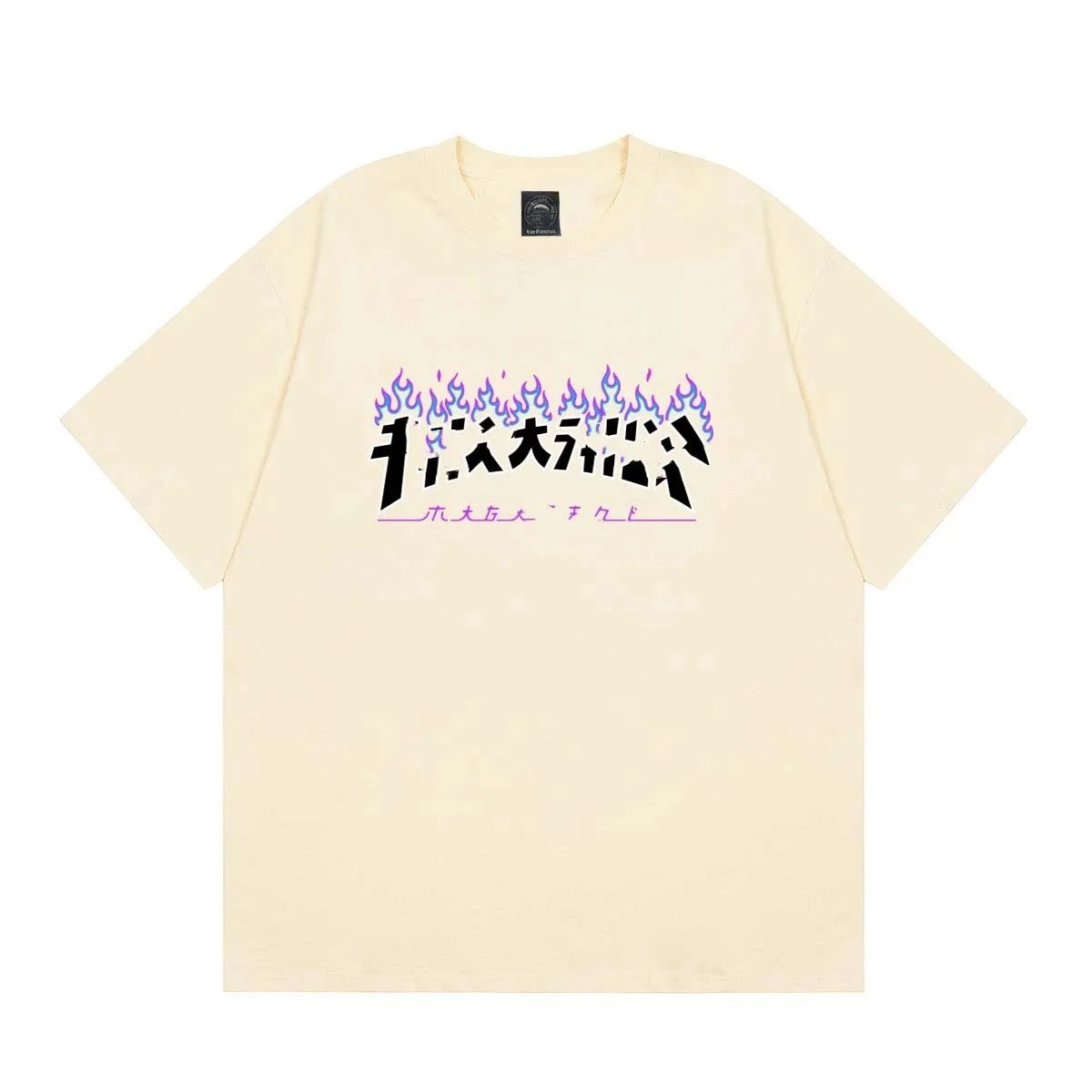 Thrasher Magazine Flame Logo White T-Shirt - 22