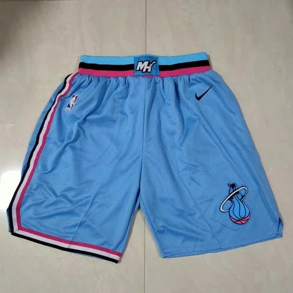 NBA Minnesota Timberwolves City Edition Shorts Blue Shorts - 6