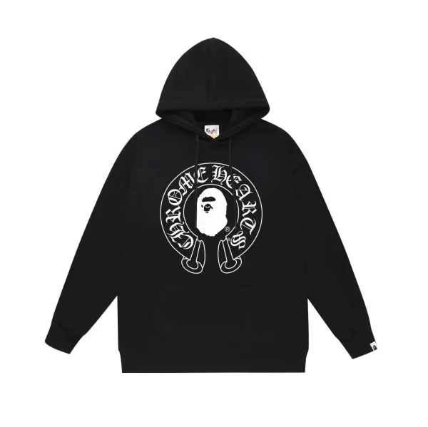 A Bathing Ape Graffiti Ape Head Hoodie Gray - 11