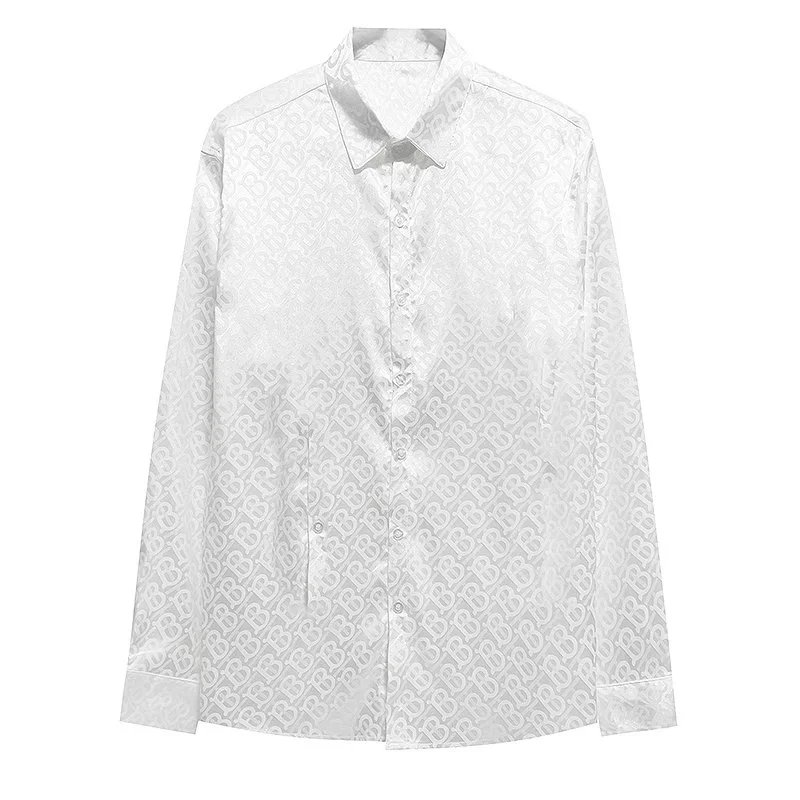 Design Script Logo Black Button-Up Shirt - 6