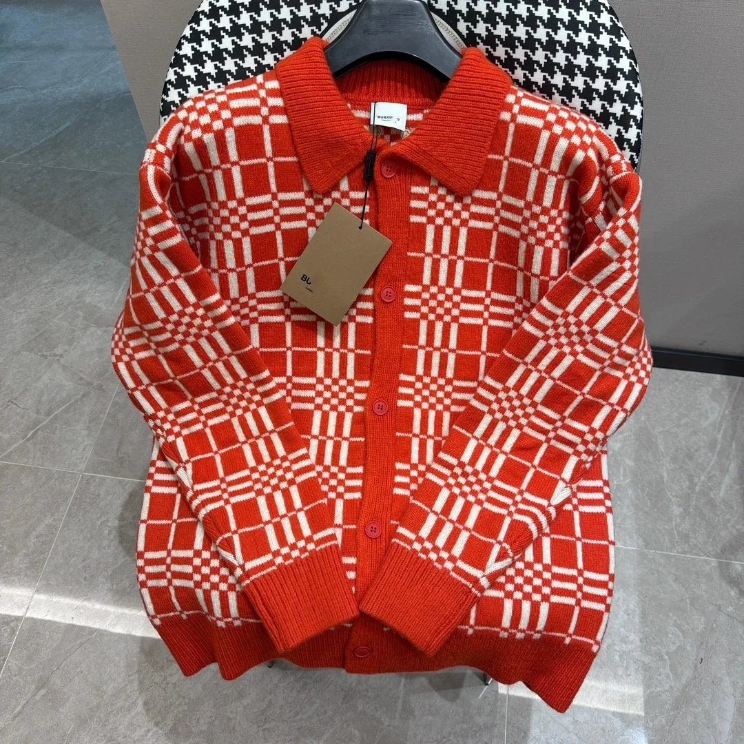 Burberry Classic Check Knit Sweater Camel - 4