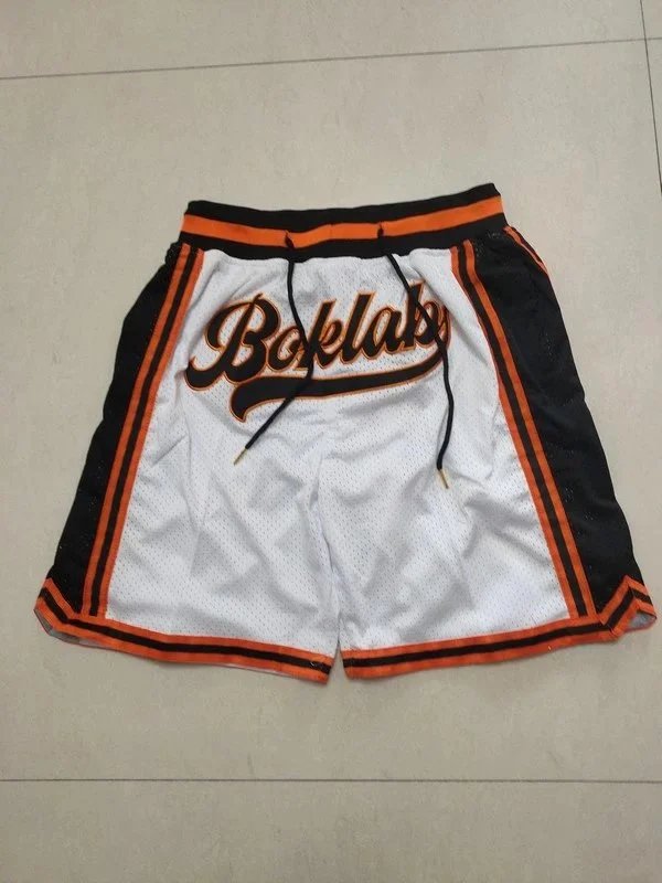 NBA Phoenix Suns Retro Mesh Shorts Blue Red White - 11