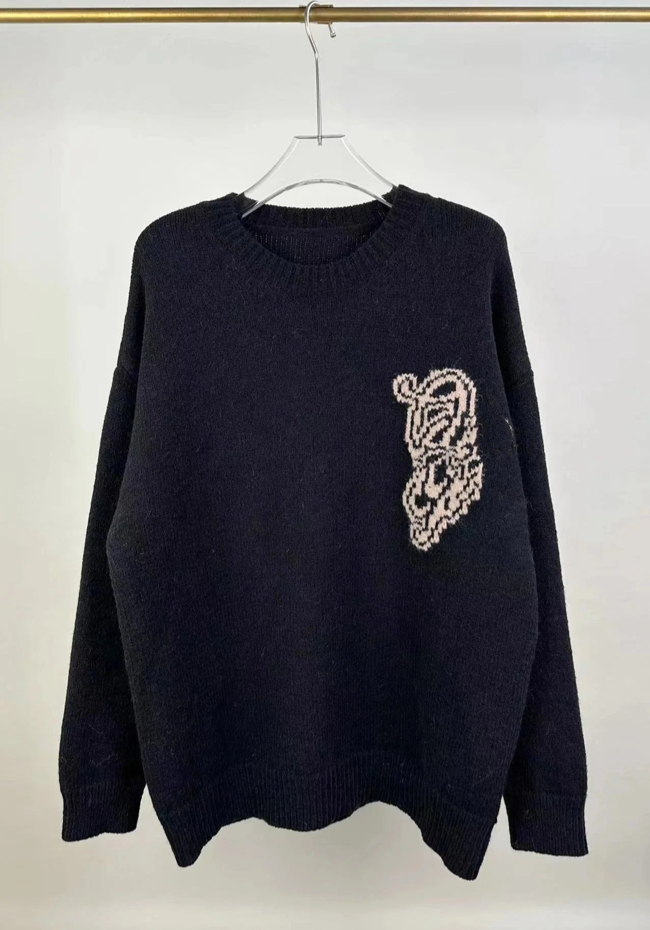 Design Oval Logo Hoodie Black - 2