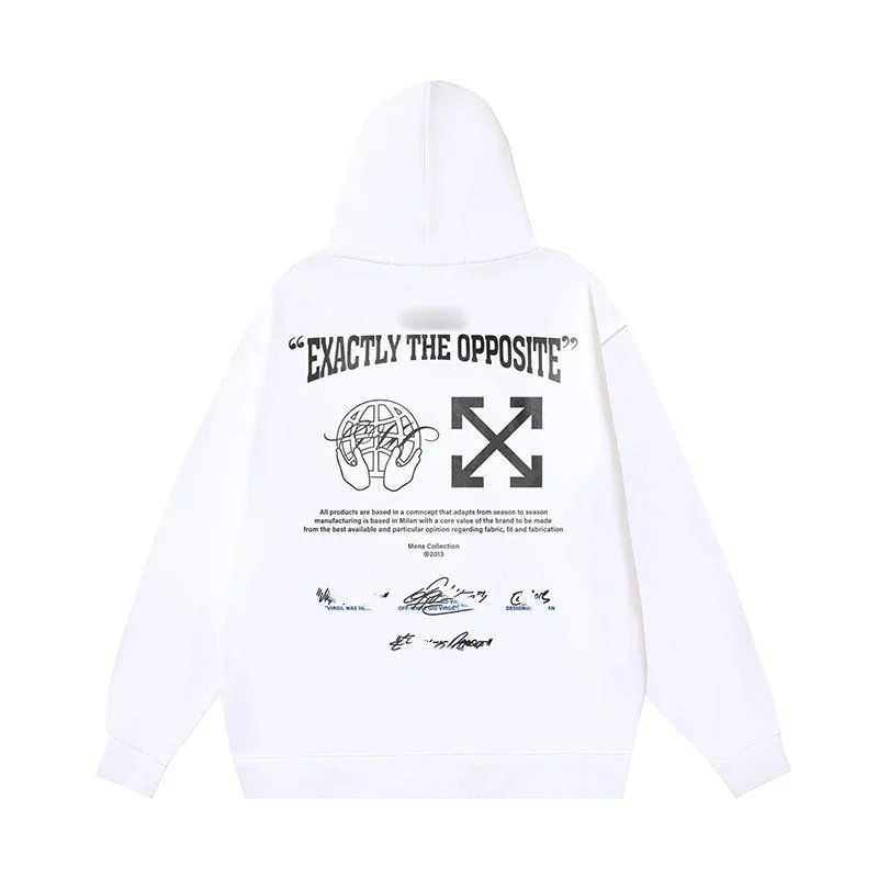 Off-White Knitwear Crewneck knit sweater with graphic intarsia — 13