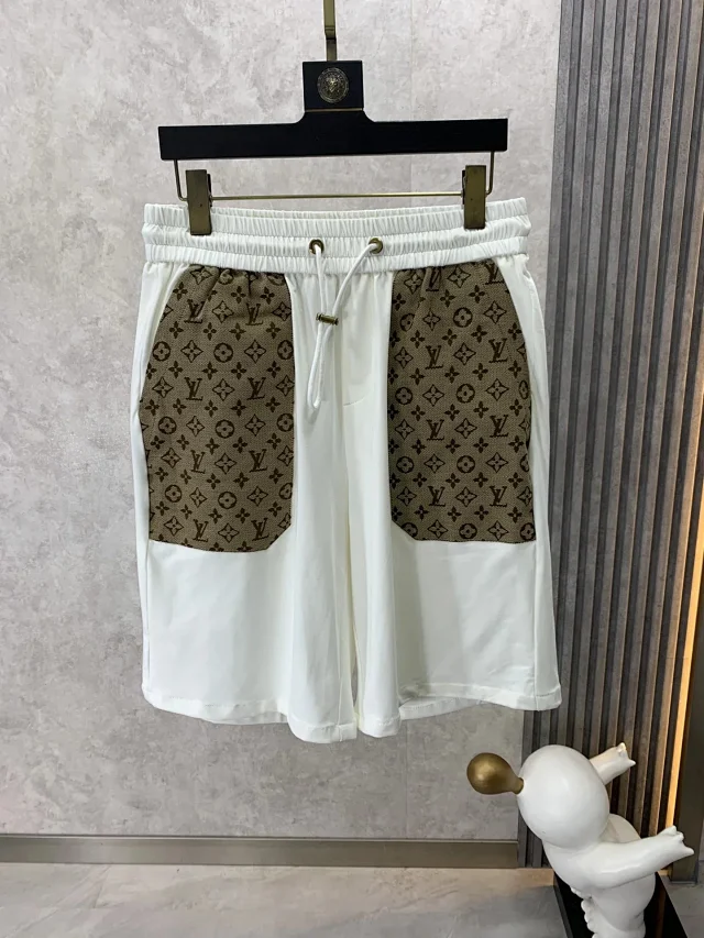 Louis Vuitton Shorts Monogram Print Drawstring product detail image 10