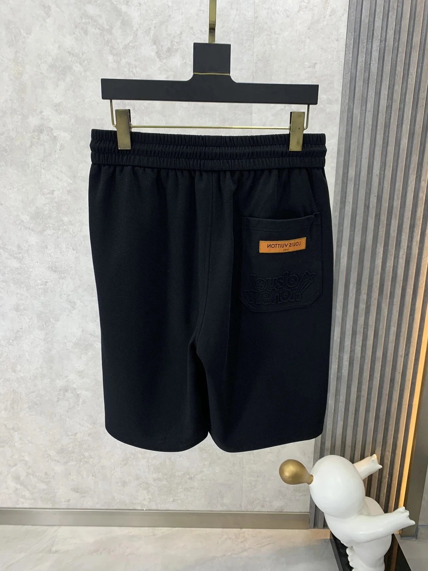 Louis Vuitton Monogram Embroidered Shorts Black - 1