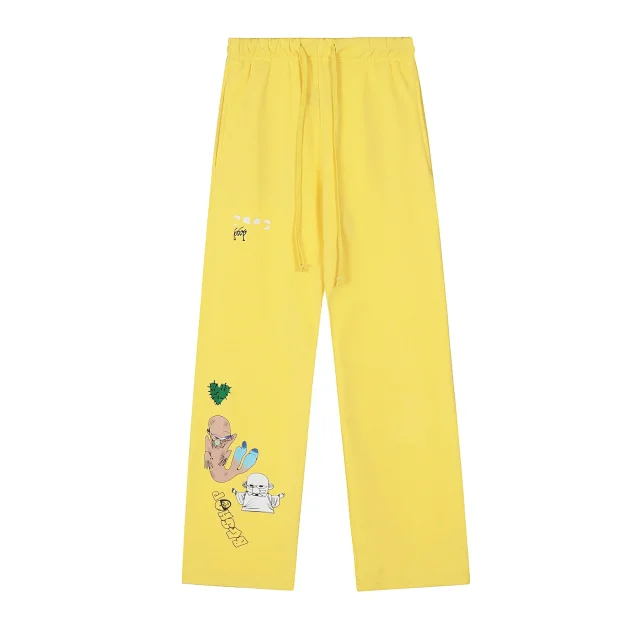 A5SC Trousers Cartoon Print Drawstring product detail image 1