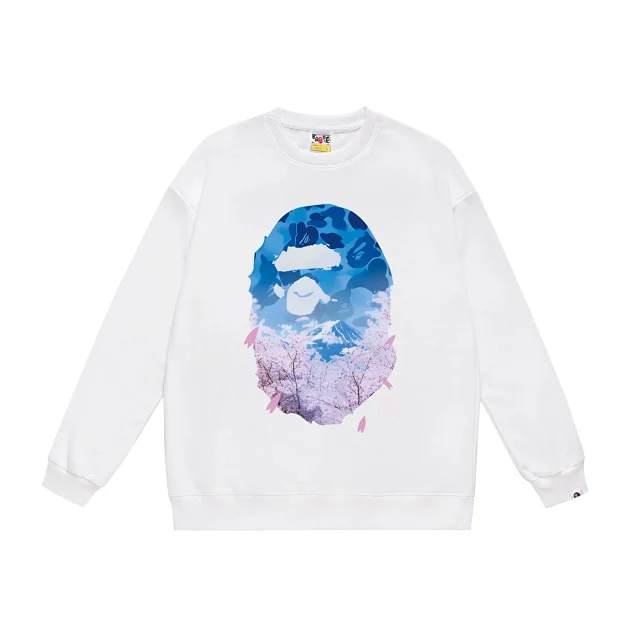 A BATHING APE Hoodies & Sweatshirts BAPE STA graphic crewneck sweatshirt product detail image 8