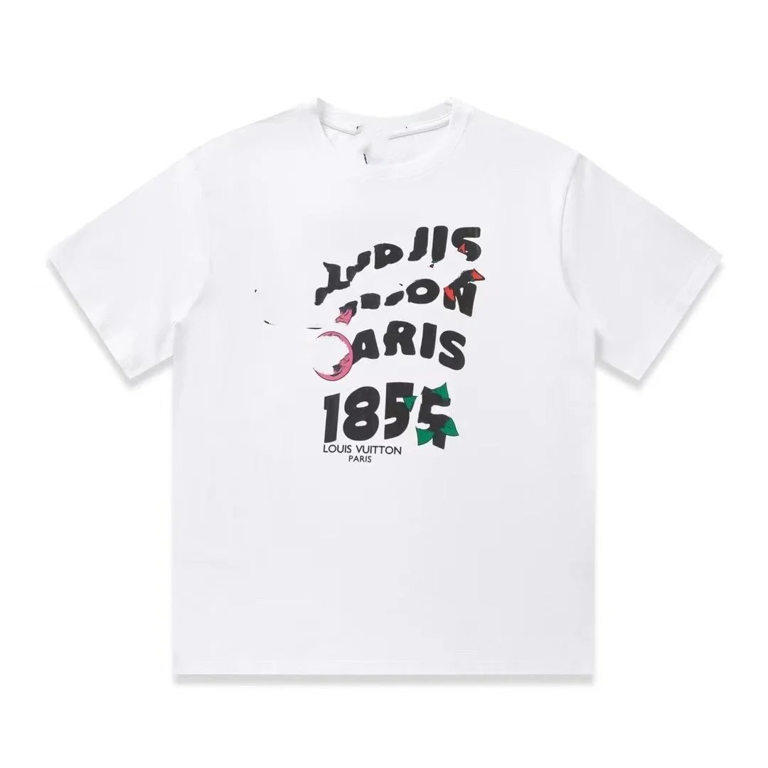 Design Abstract Scribble Print White T-Shirt - 13