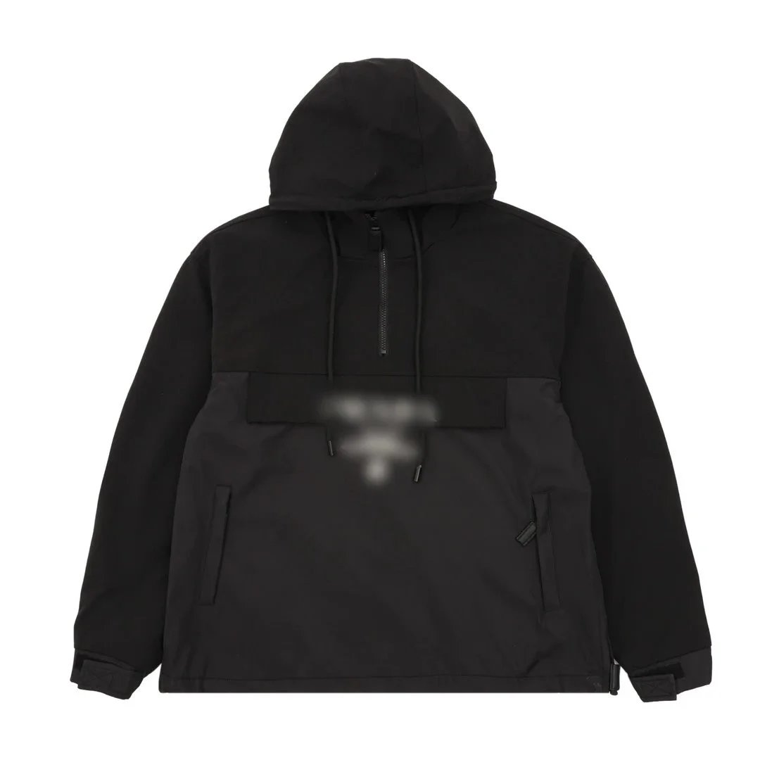 Design Utility Hooded Jacket Black Outerwear - 5