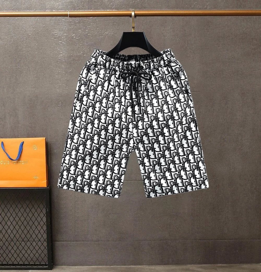 Versace Greek Key Print Black Swim Shorts - 14