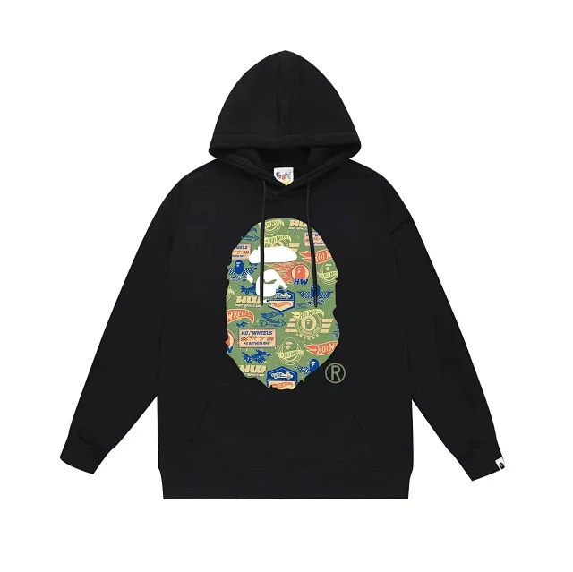 A Bathing Ape Hoodies & Sweatshirts Hooded sweatshirt with vertical back print product detail image 10