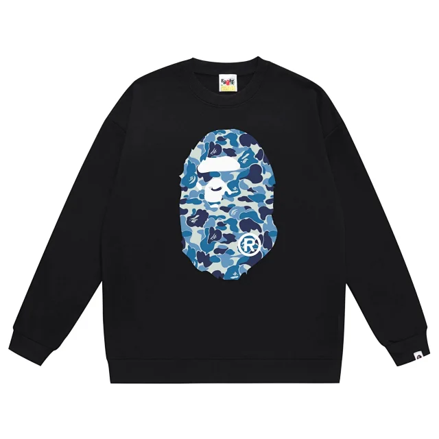 A Bathing Ape Hoodies & Sweatshirts Big Head graphic crewneck sweatshirt product detail image 4