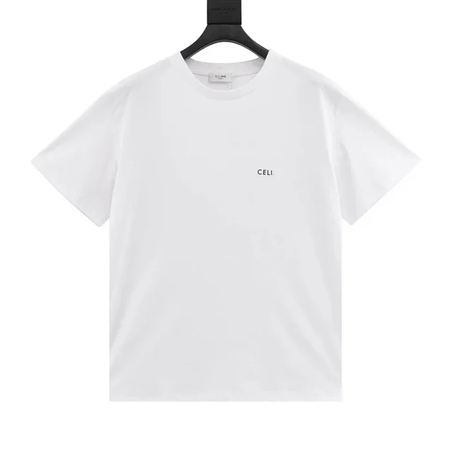CELINE T-Shirts Logo T-Shirt product detail image 13