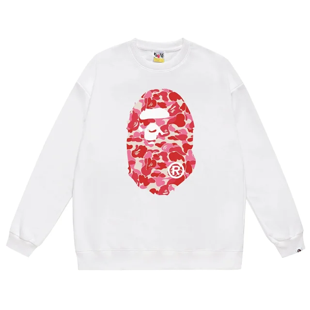 A Bathing Ape Hoodies & Sweatshirts Big Head graphic crewneck sweatshirt product detail image 8