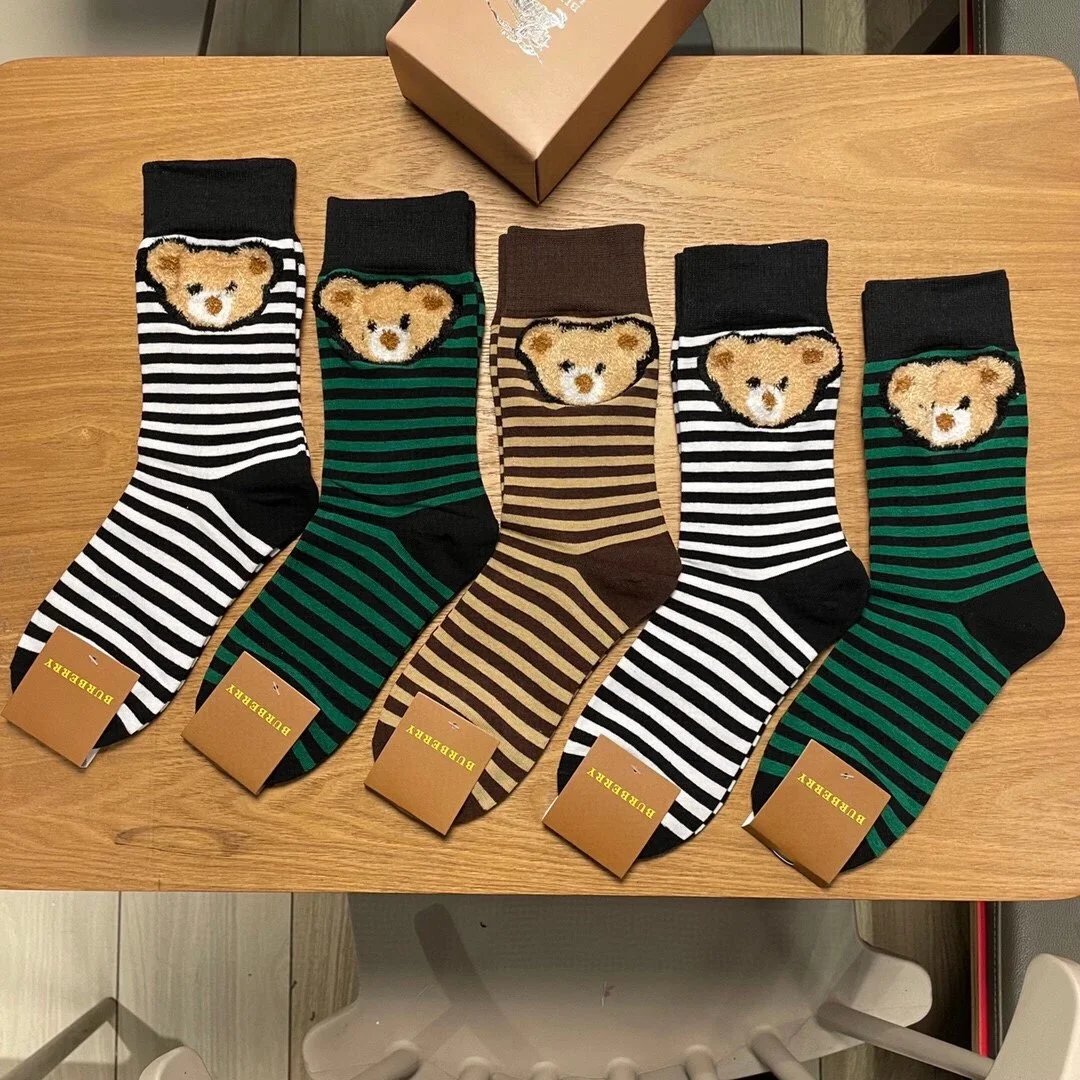 Burberry Equestrian Knight Socks Multicolor Socks - 4