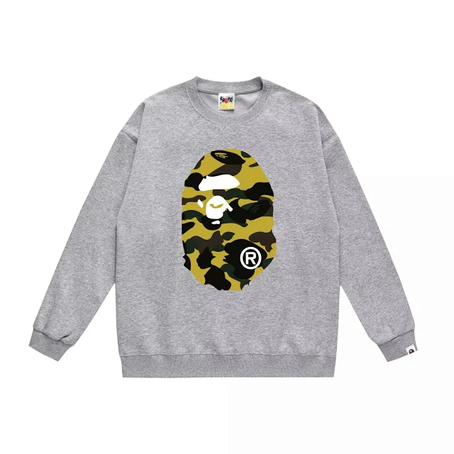 A Bathing Ape Hoodies & Sweatshirts Big Head graphic crewneck sweatshirt product detail image 15