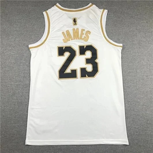 Los Angeles Lakers Kobe Bryant 24 and LeBron James 23 basketball jerseys product detail image 12