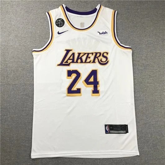 NBA Los Angeles Lakers Kobe Bryant #24 Black City Edition Jersey - 6