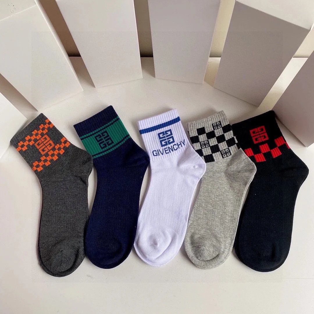 Givenchy 4G Logo Print Socks Multicolor - 4