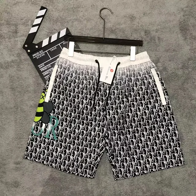 Dior Shorts Oblique and logo-print drawstring product detail image 15